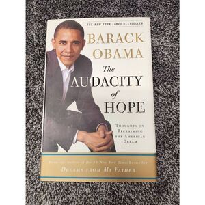The Audacity of Hope Hardcover First Edition